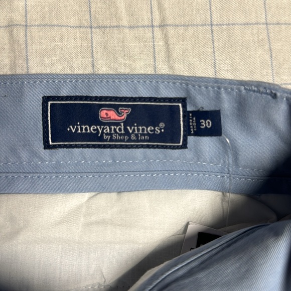 NWT Vineyard Vines Men’s 9inch Morning Mist Blue Stretch Shorts Waist 30 - Picture 4 of 10